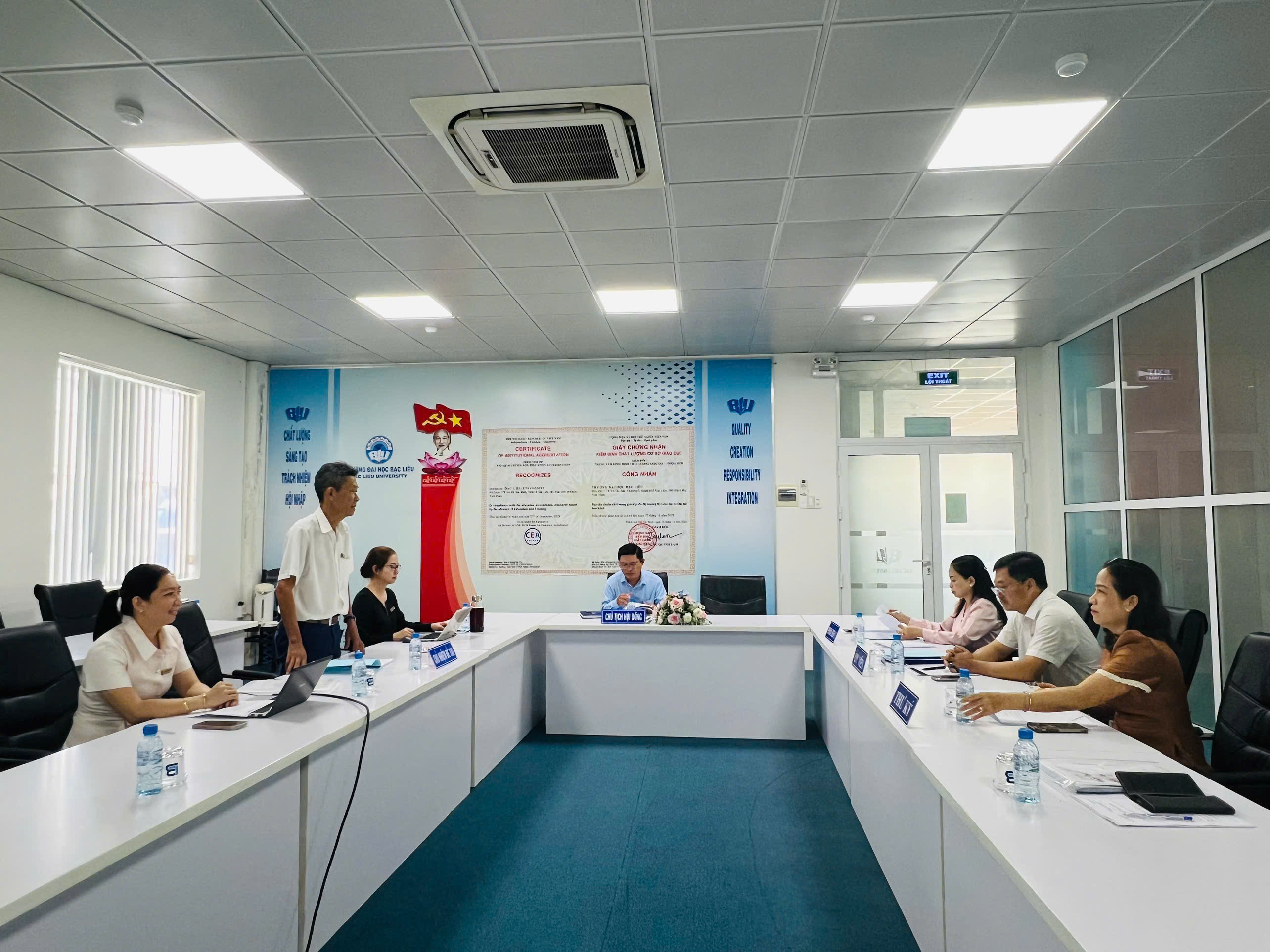 Nghiệm thu nhiệm vụ KHCN cấp cơ sở năm 2025 “Các yếu tố ảnh hưởng đến hoạt động thực tập tốt nghiệp của sinh viên Khoa Kinh tế và Luật, Trường Đại học Bạc Liêu.”